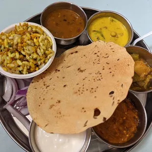 Bhel thali