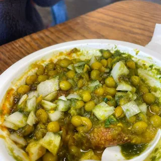 Aloo Tikki with Chana