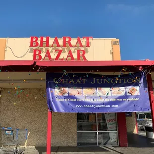 Signage outside