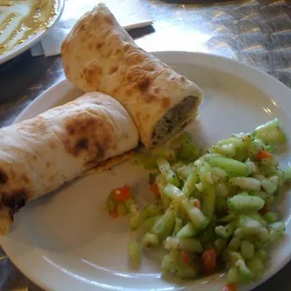 Spicy Seekh Kabob Wrap