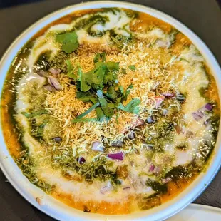 Aloo Tikki Chaat | Instagram: @telephonesmoothie