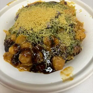 Samosa Chaat (Vegan)