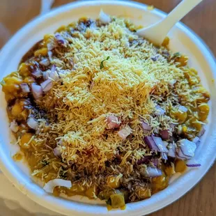 Samosa Chaat | Instagram: @telephonesmoothie