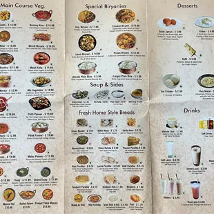 menu, sushi and sashimi