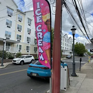 a car parked on the side of the road