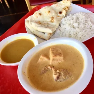 Tandoori Chicken lunch special.