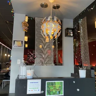 The entrance area when you walk in