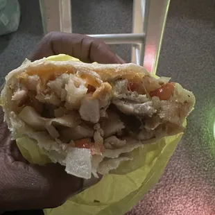 California Burrito (small and lacking meat)