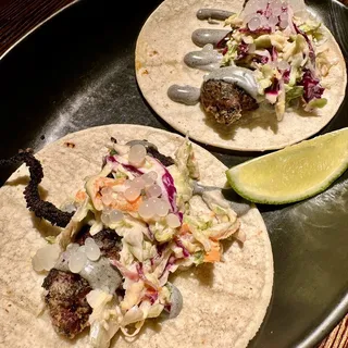 Black Octopus Tacos