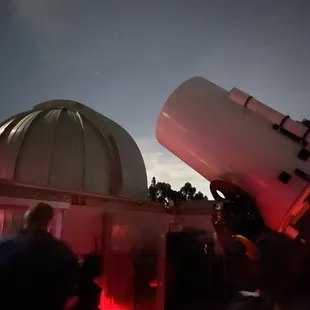 We rented one of the telescopes for the party
