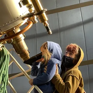 Viewing Venus in full daylight using Chabot's 20" telescope.