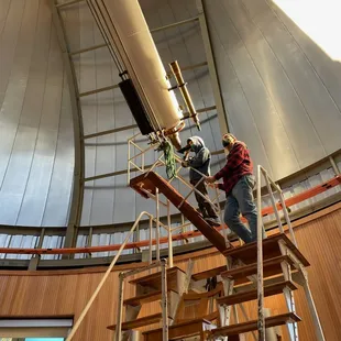 Viewing Venus in full daylight using Chabot's 20" telescope.