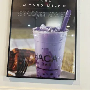 Taro milk