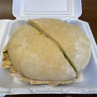 Large Combo (to go). I miss the foil wrap to keep sandwiches warm.