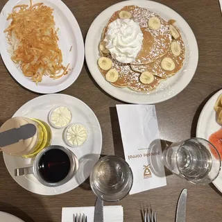 Banana Pancakes and Side Orders