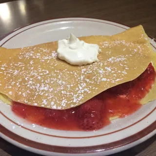 French-Strawberry Blintzes