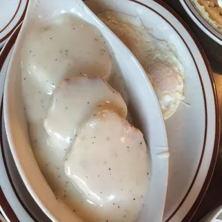 Eggs, Biscuits and Gravy