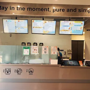 Order on line or kiosk