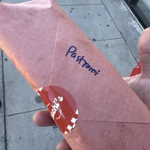 Pastrami sandwich