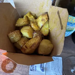 Potatoes with schmaltz