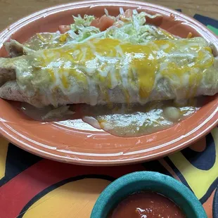 Smothered Chile Relleno Burrito