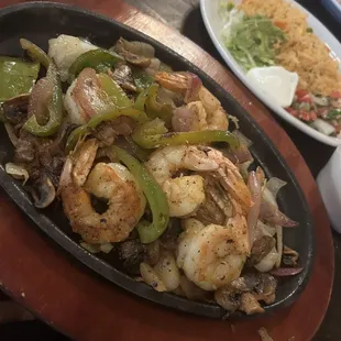 Jumbo Shrimp Fajitas