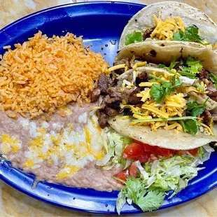 Carne tacos! My favorite since they opened years ago! Still the same delicious food!