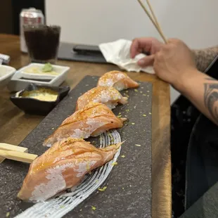 sushi and sashimi, food, sashimi, sushi