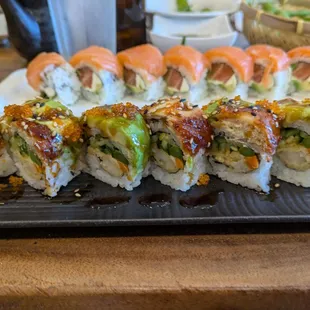 Dragon Roll ($14.95) - 3.5 stars. Sat lunch 2025-02-08