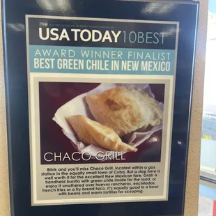 Award winning chile!