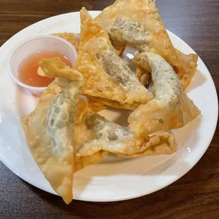 Veg/Potato Wontons