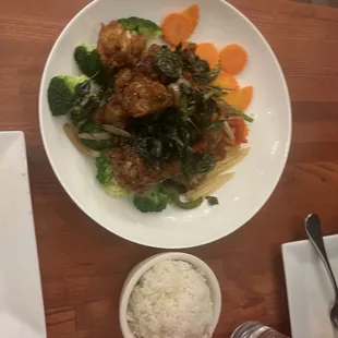 Crispy Chicken Basil