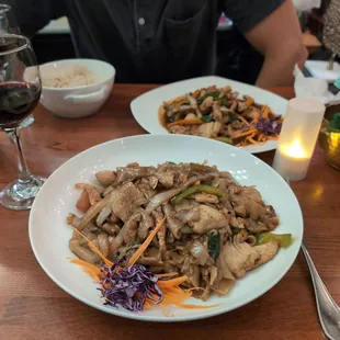Drunken noodles