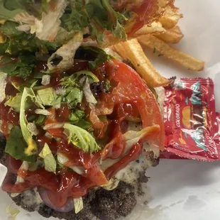 The inside of that great burger