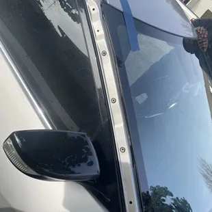 The side panel that flew off my vehicle