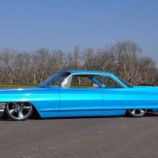 61 cadillac coupe deville. Built by Chads Auto Glass. All new glass. Side windows cut for a custom fit.