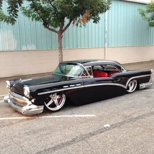 1957 Buick Special. Car built by Chads Auto Glass. 150k. All new glass installed as well as new custom cut side windows.