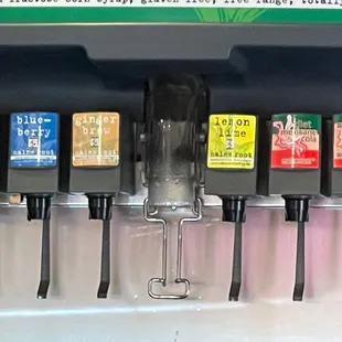 All beverages are Maine Root..... yummy