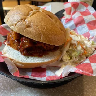 Chopped Brisket Sandwich