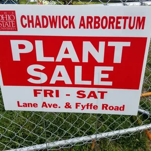 Annual plant sale!