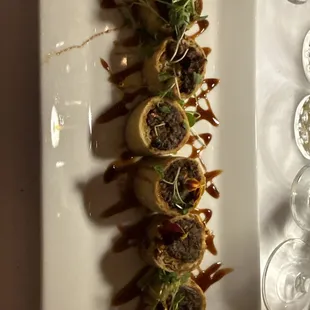 Braised beef Spring rolls