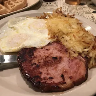 Smoked Pork Chop Eggs