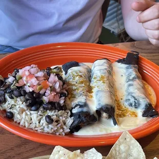 CHICKEN ENCHILADAS