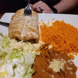 Fajita Shrimp Chimichunga