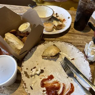 Nothing! We ate all the food!