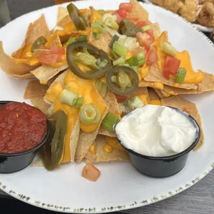 Nachos I requested no meat. Very good