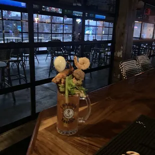 a vase of flowers on a table