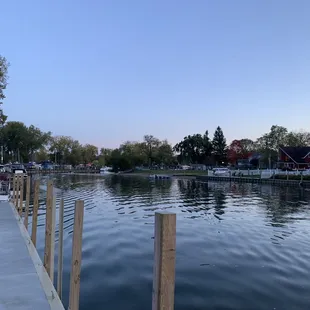 View of the canal from the patio