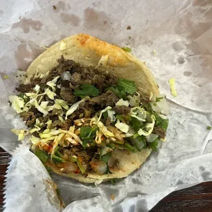 Taco de asada