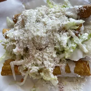 4 rolled tacos (my husband's favorite dish out of everything we ordered)